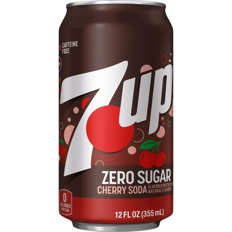 7up Cherry Zero Sugar - 355ml