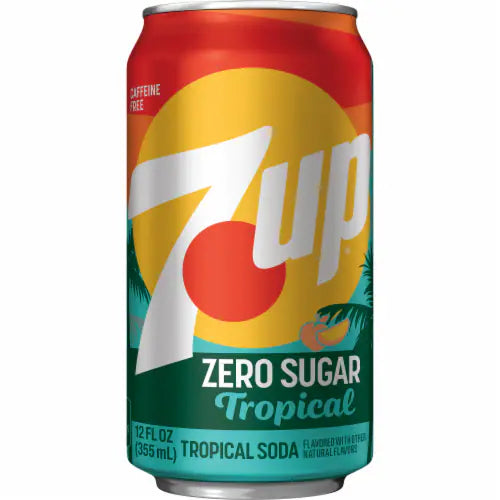 7up Tropical Zero Sugar - 355ml