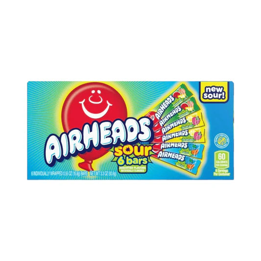 Airheads Sour 6 Bars - 93.6g