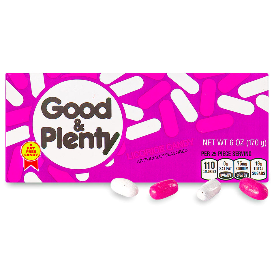 Good & Plenty Candy Theatre Box - 170g