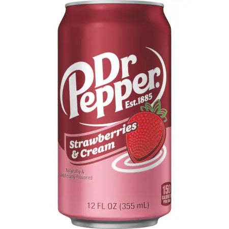 Dr Pepper strawberries and cream