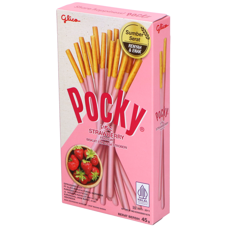 Pocky Strawberry Biscuit Sticks - 38g