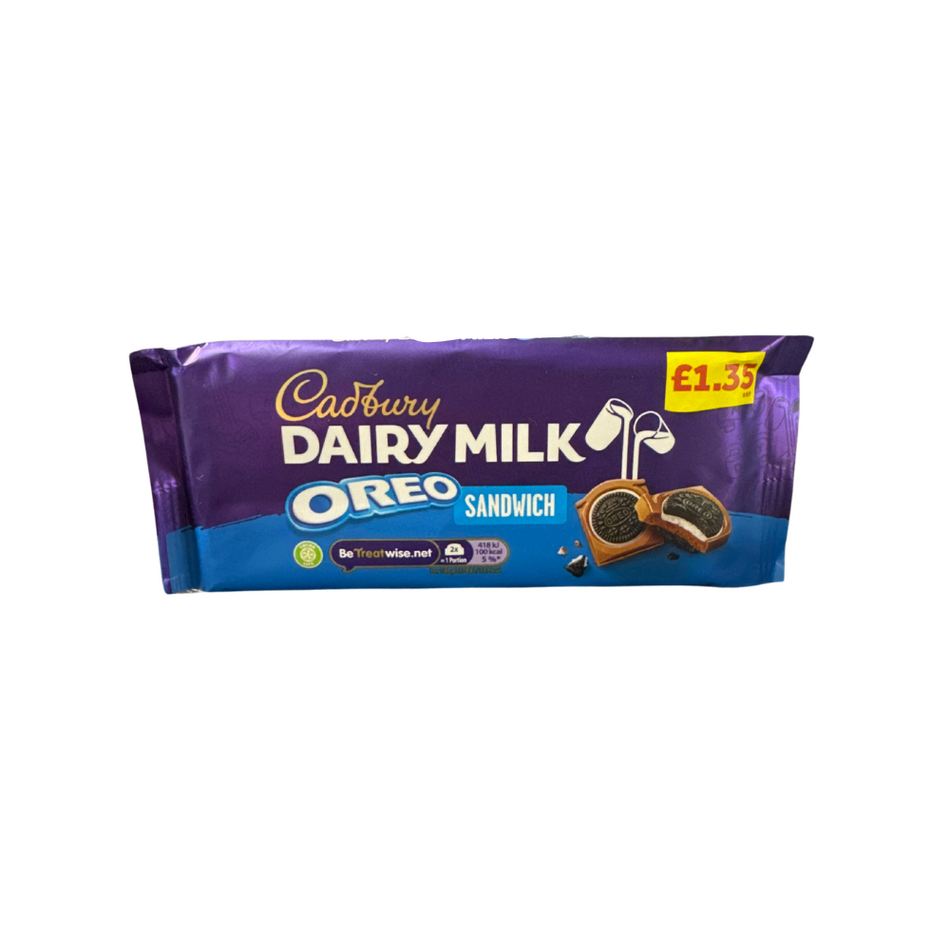 Cadbury Dairy Milk Oreo Sandwich - 96g (UK)