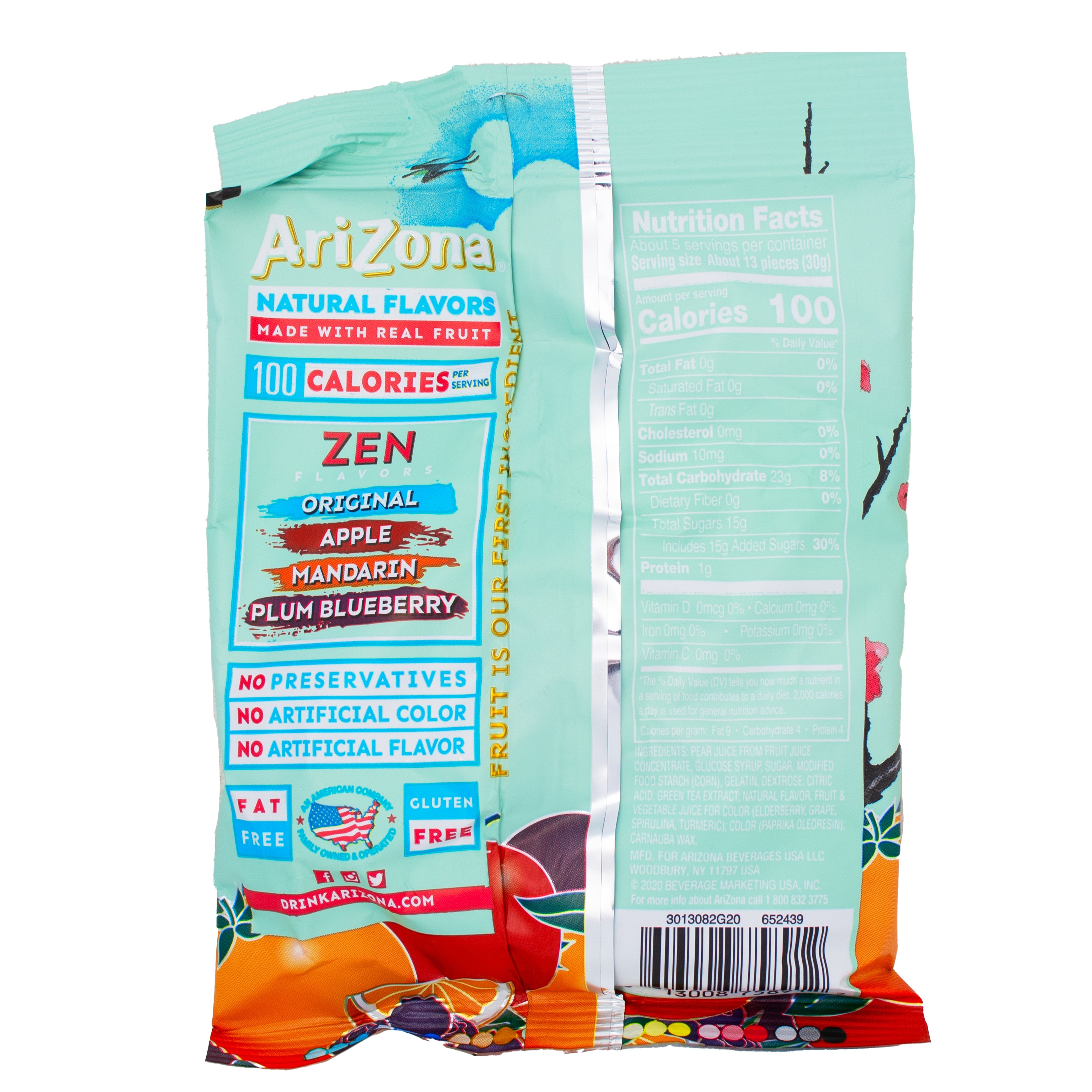 Arizona Green Tea Fruit Snacks 