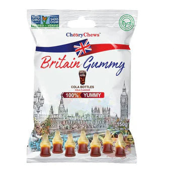 Britain Gummy Cola Bottles - 80g