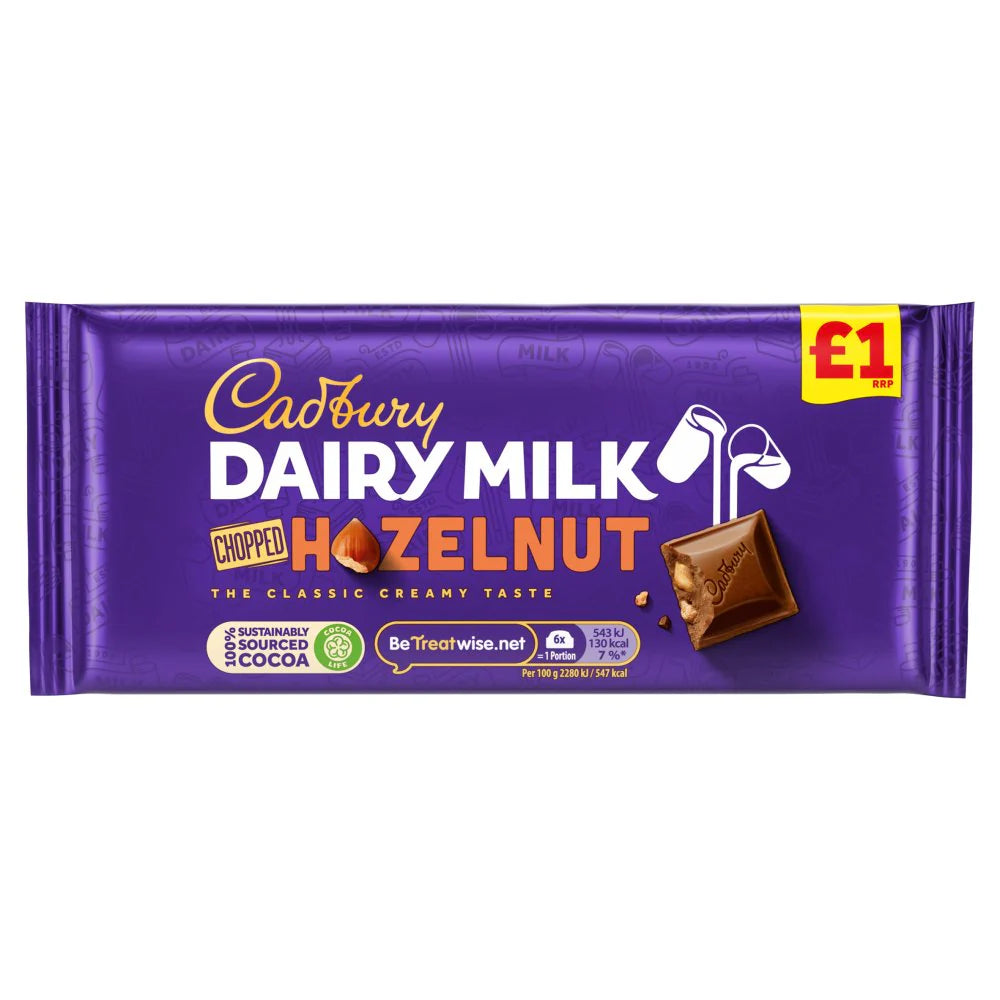 cadbury dairy milk hazelnut