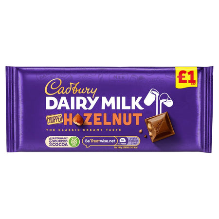 cadbury dairy milk hazelnut