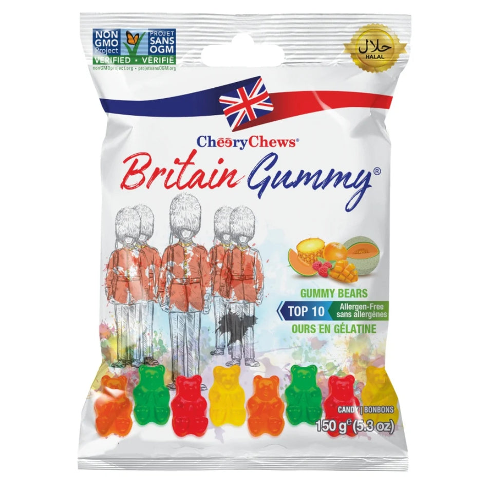 Britain Gummy Gummy Bears - 80g