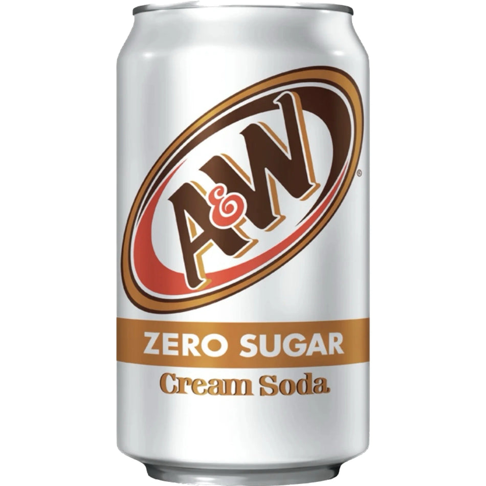 A&W Cream Soda Zero Sugar - 355ml