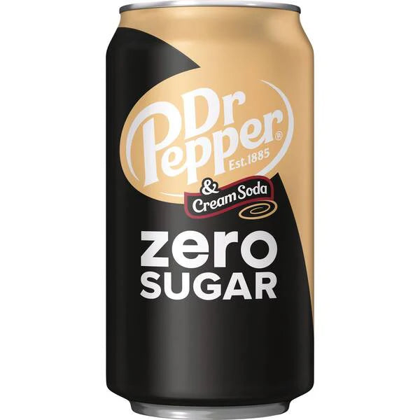 dr pepper & cream soda zero sugar