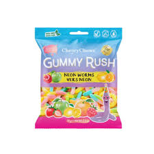 Gummy Rush Neon Worms -90g