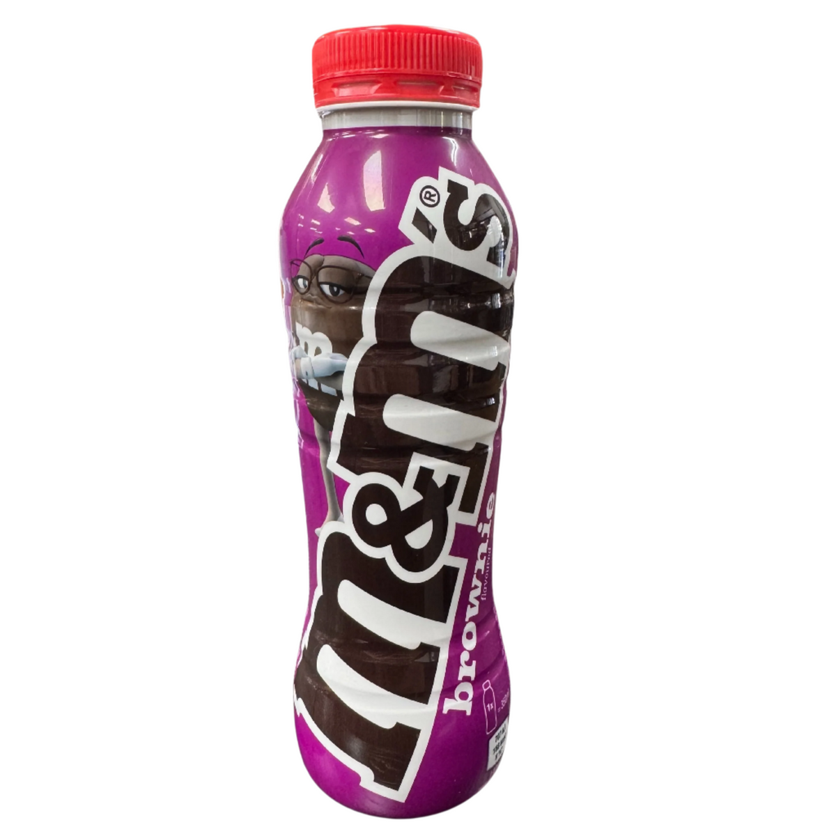 m&m brownie milk drink