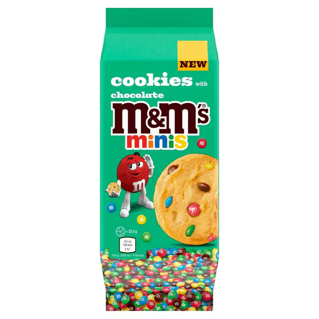 Cookies with Chocolate M&M's Minis (UK) - 180g