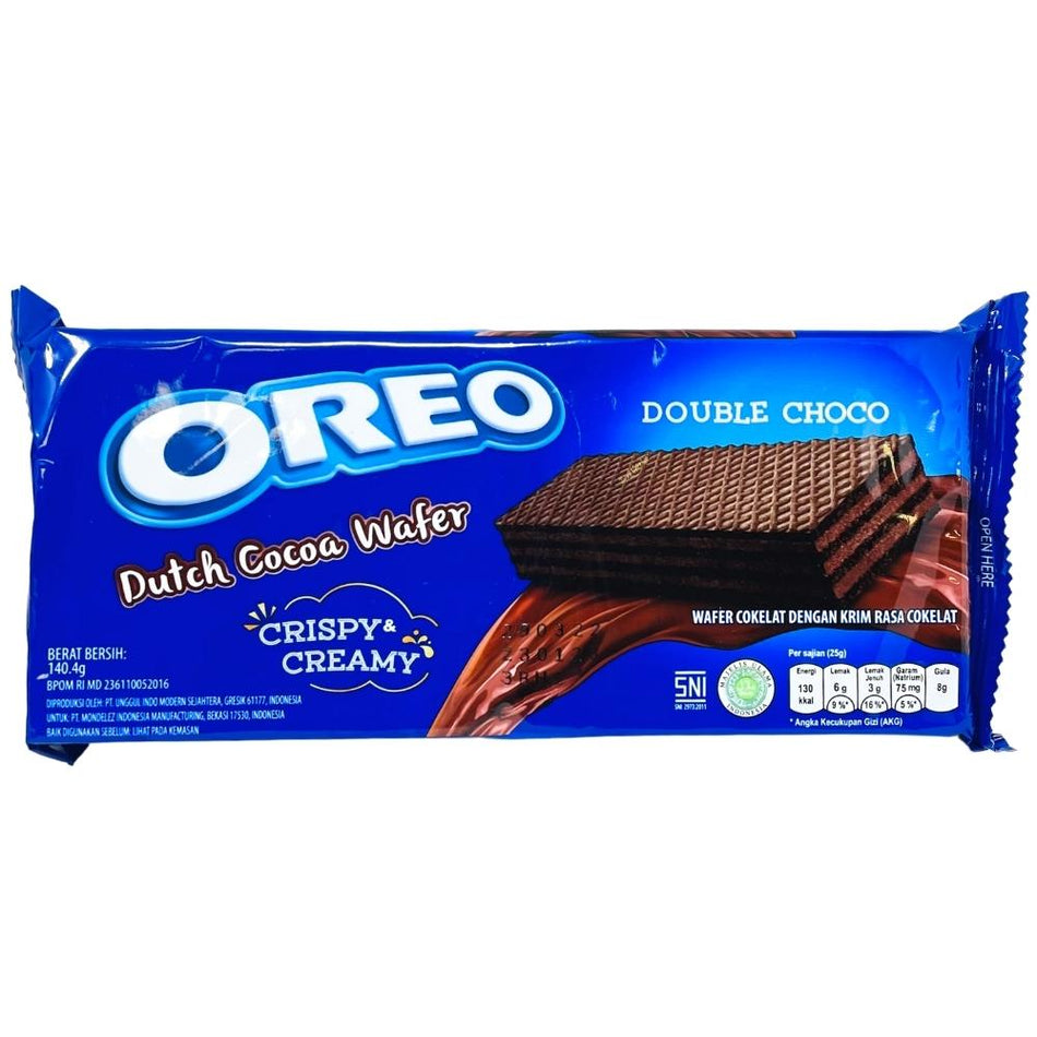 Oreo Dutch Cocoa Wafer Double Choco (Indonesia) - 140g