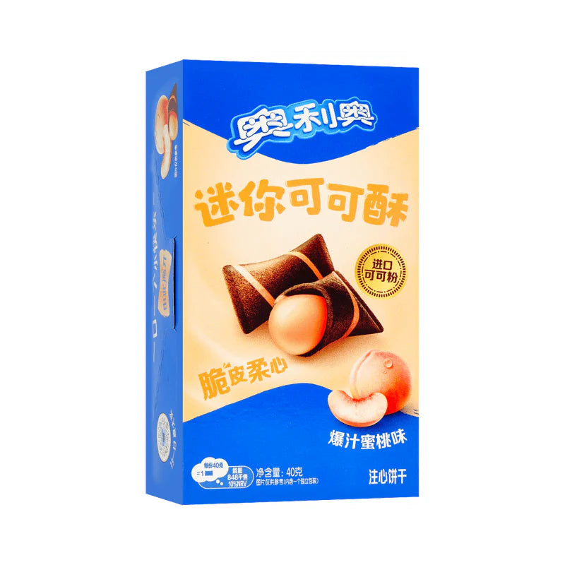 Oreo Peach Filled Cocoa Puffs - 40g (China)