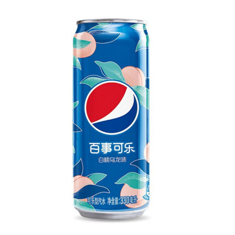 pepsi white peach oolong