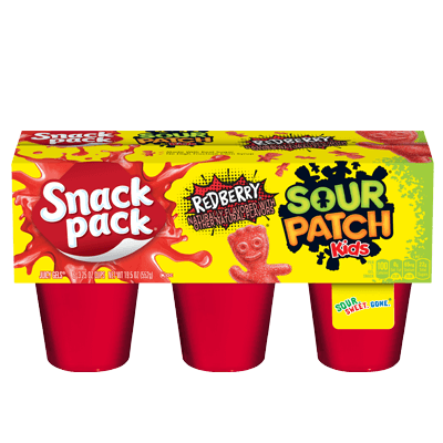 Snack Pack Sour Patch Kids Redberry - 552g