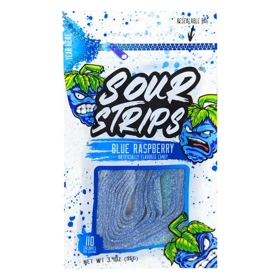 Sour Strips Blue Raspberry - 96g