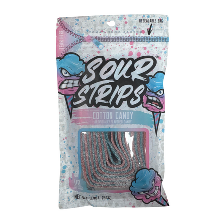 sour strips cotton candy