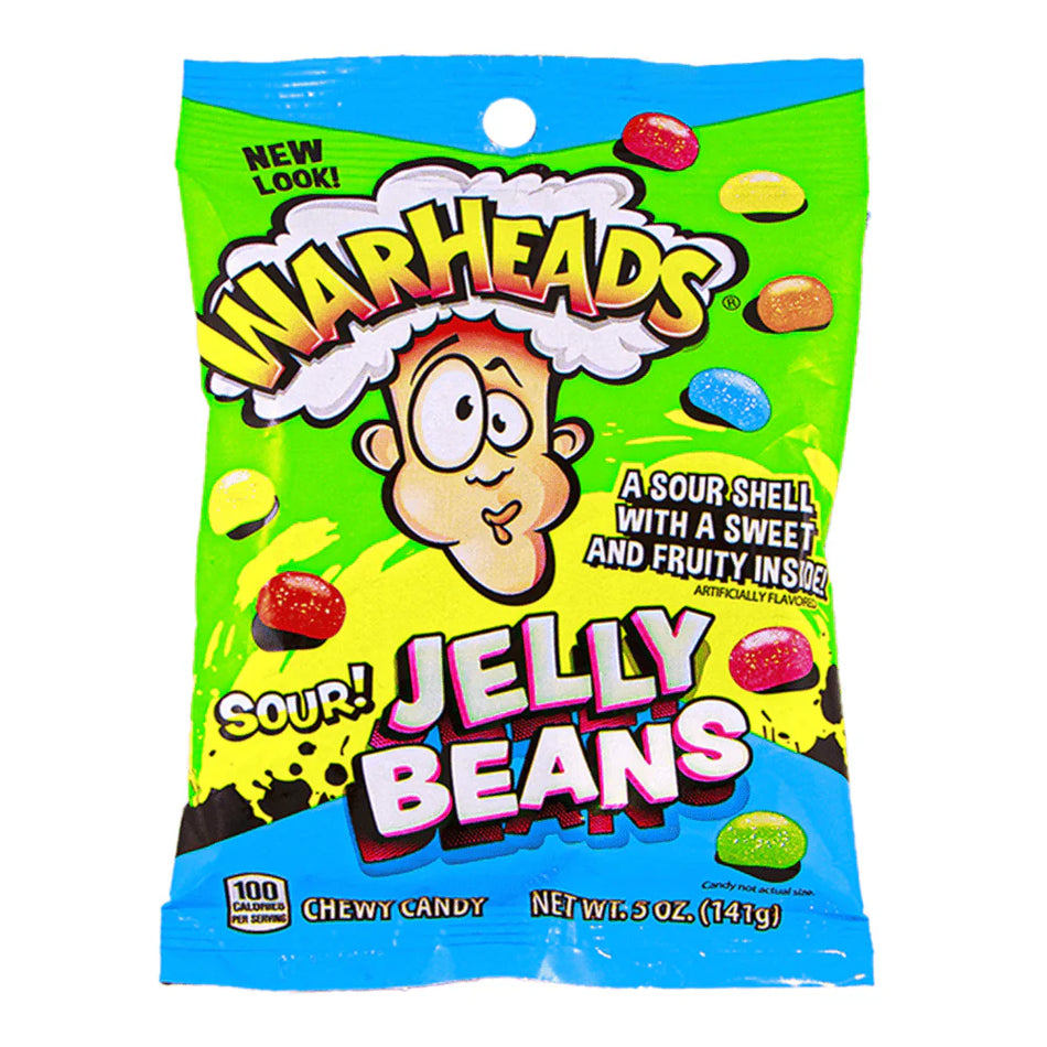 WarHeads Sour Jelly Beans Candy Fiesta