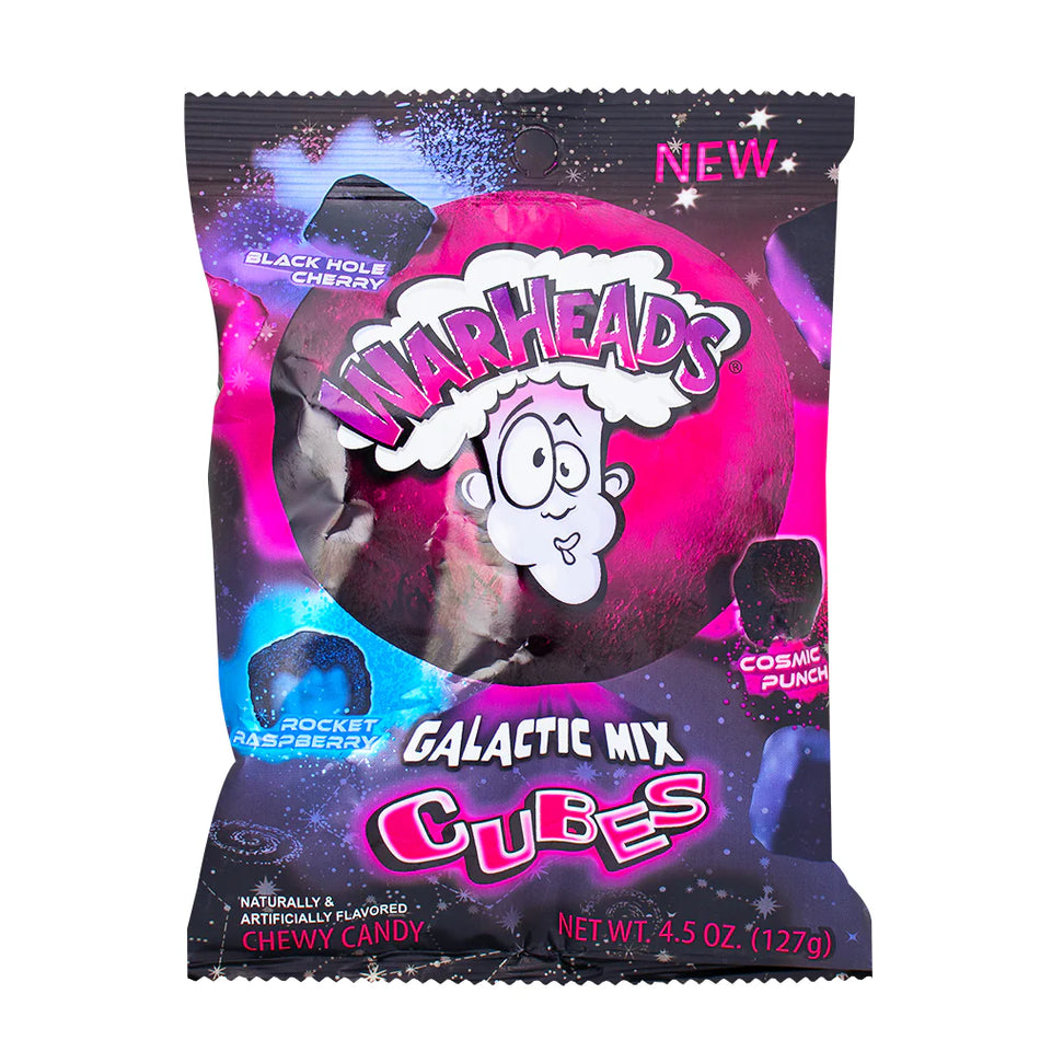 Warheads Galactic Mix Cubes - 127g