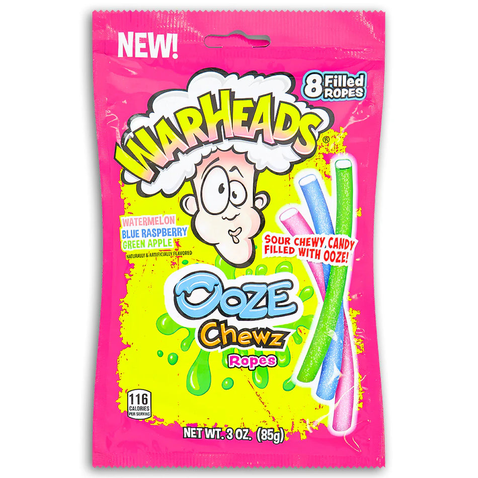 Warheads Ooze Chewz Rope - 85g